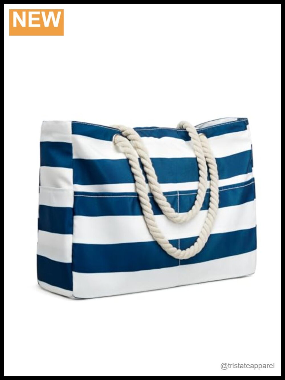 Canvas Beach Tote Bag Waterproof Sandproof Large Pool Swim Bag Travel